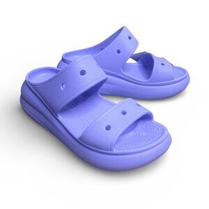 NWT Crocs Classic Crush Sandal Digital Violet Women’s Size 8 Platform Slide